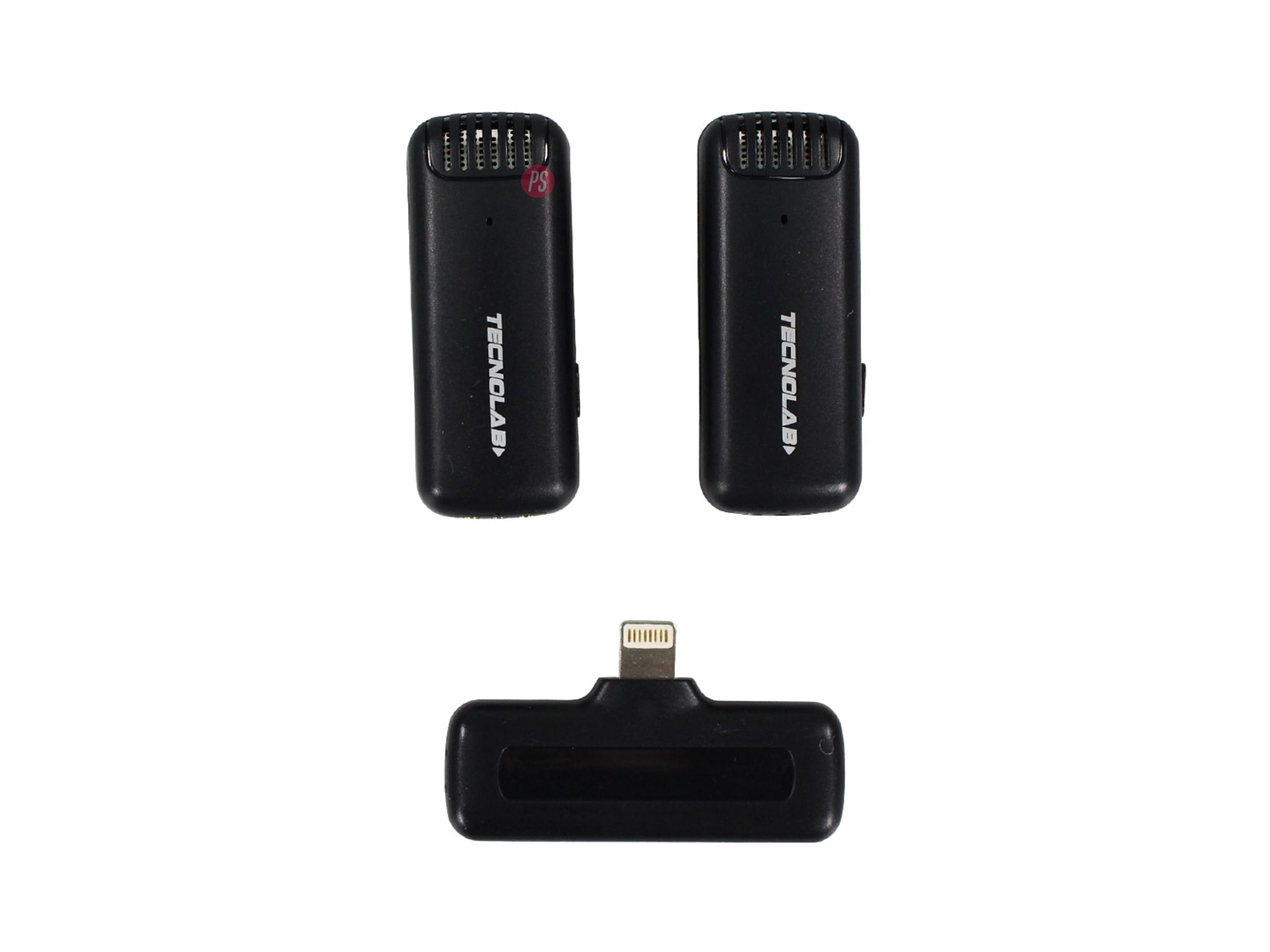 Kit Micrófonos Duales Lavalier Inalámbricos 25mts HD - PS 2