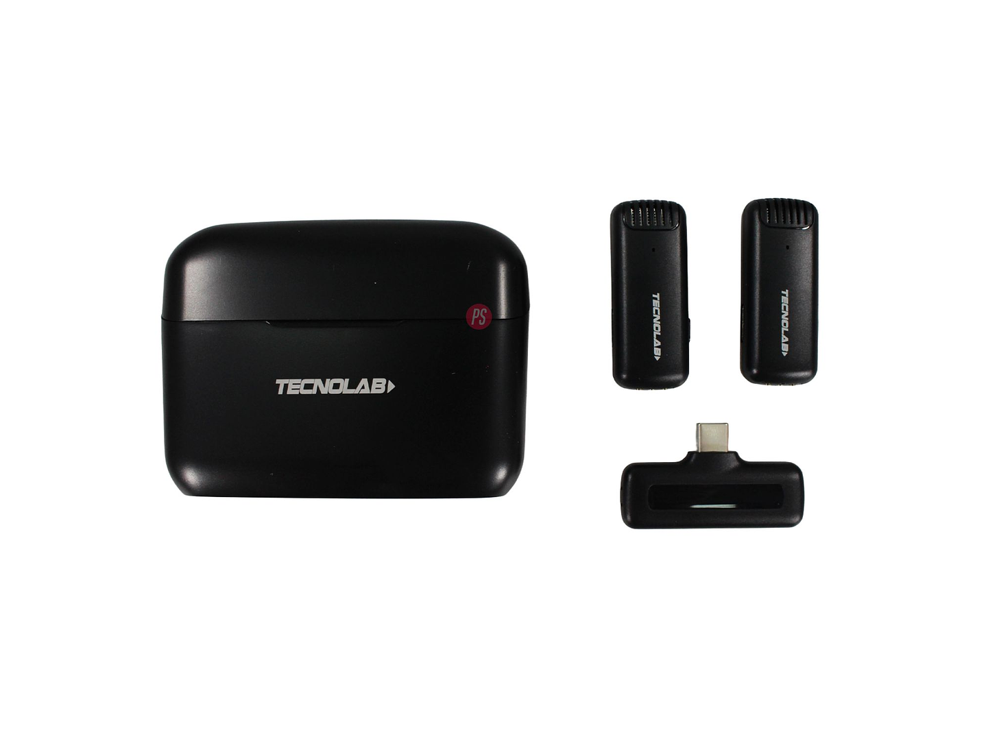 Micrófonos Lavalier Dual Inalámbricos Tipo C HD 25mts - PS 1