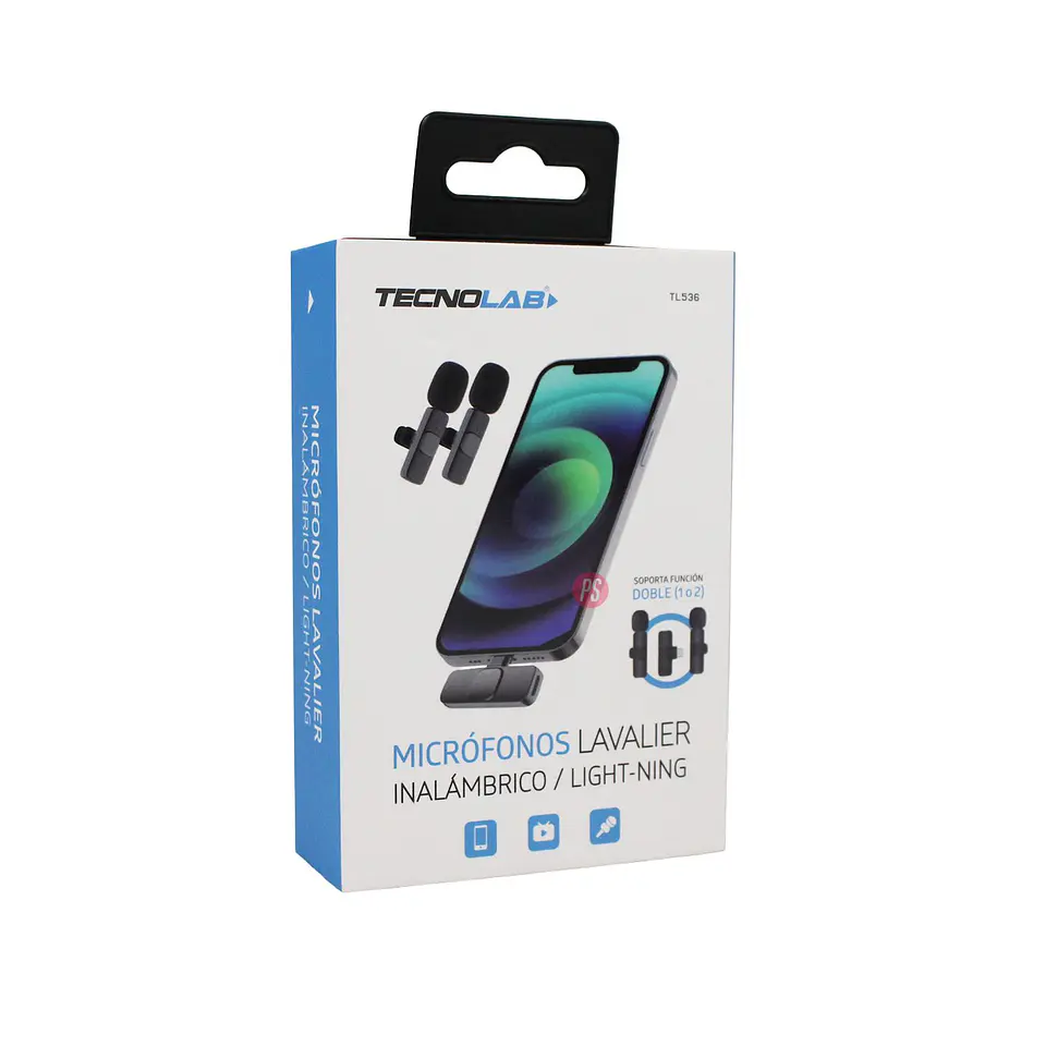 Micrófonos Lavalier Inalámbricos Conector Lightning - PS 4