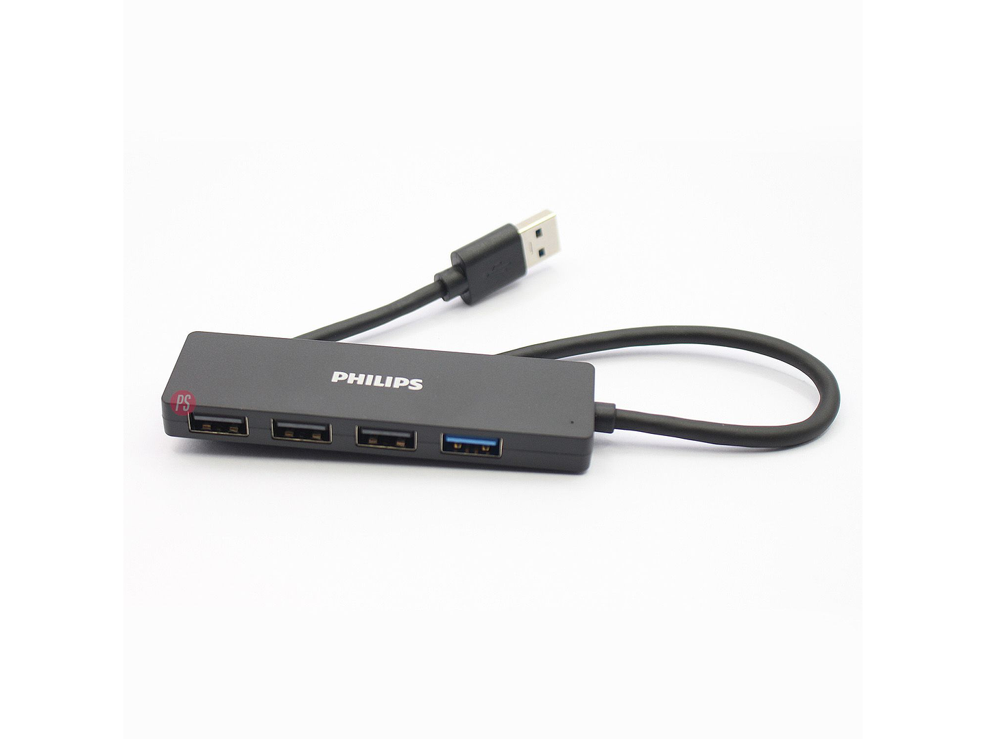 Hub Philips 4 Puertos USB 3.0 Alta Velocidad 5Gbps - PS 1