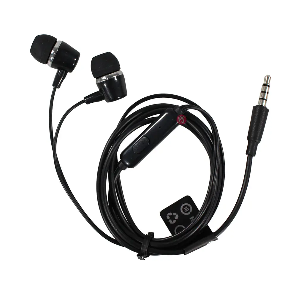 Audífonos HP Stereo con Micrófono y Control de Volumen - PS 1