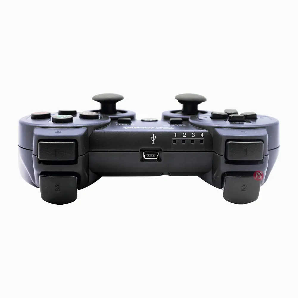 Joystick Compatible Ps3 Con Bluetooth Y Vibración Negro - Ps 2