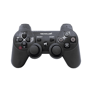 Joystick Compatible Ps3 Con Bluetooth Y Vibración Negro - Ps