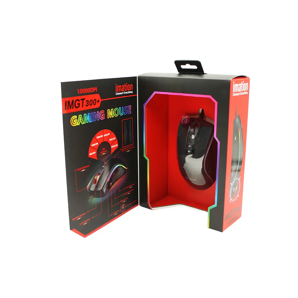 Mouse Gamer Imation IMGT300 RGB 10000 DPI - PS 5