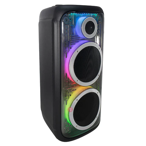 Parlante Karaoke Con Micrófono y Luces 5000w pmpo - PS