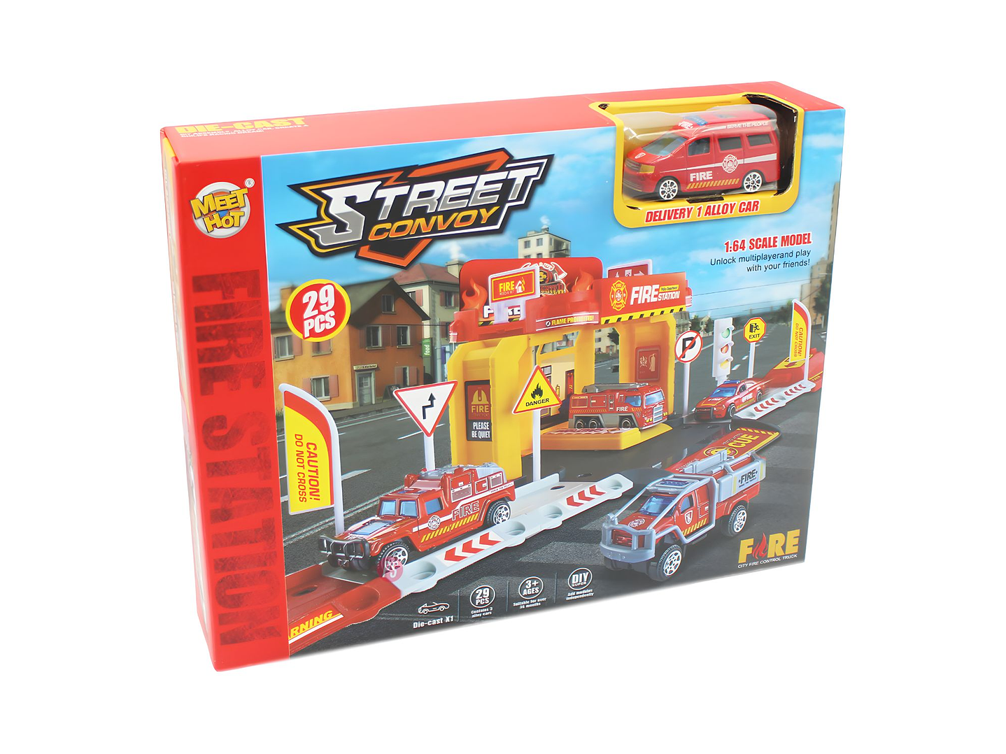 Estación De Bomberos 29 Piezas Aventura y Diversión - PS 1