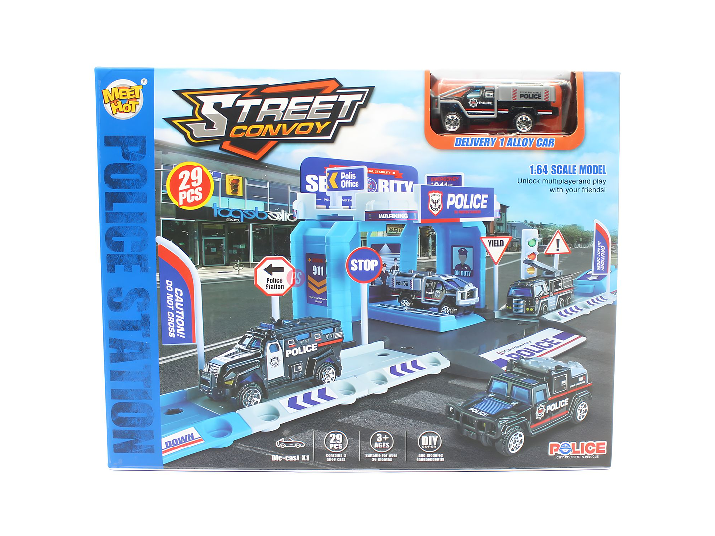 Set Estación de Policía 29 Piezas Aventura Total - PS 1