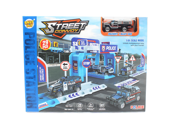 Set Estación de Policía 29 Piezas Aventura Total - PS 1