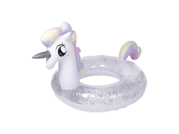 Flotador Unicornio 90 cms con Brillos Mágicos - PS 1