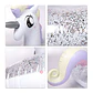 Flotador Unicornio 90 cms con Brillos Mágicos - PS - Miniatura 4