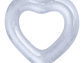 Flotador Corazón Plateado 90cms Amor y Diversión - PS - Miniatura 1
