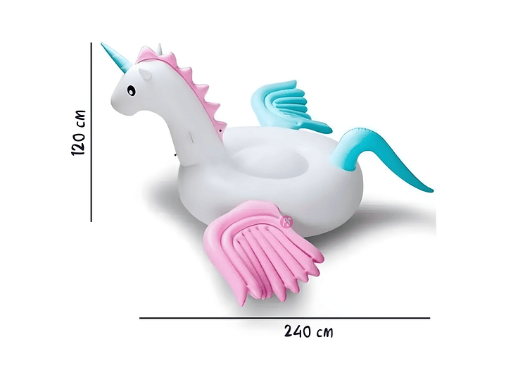 Flotador Unicornio 240cms ¡Magia y Diversión Total! - Ps 4