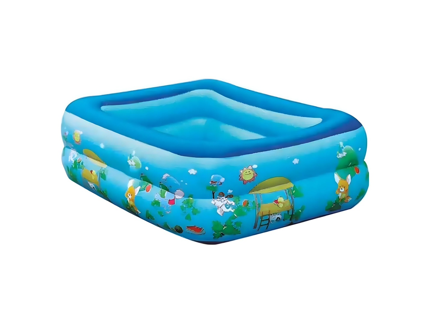 Piscina Inflable Rectangular 120x90cms ¡Diversión Segura! - PS 1