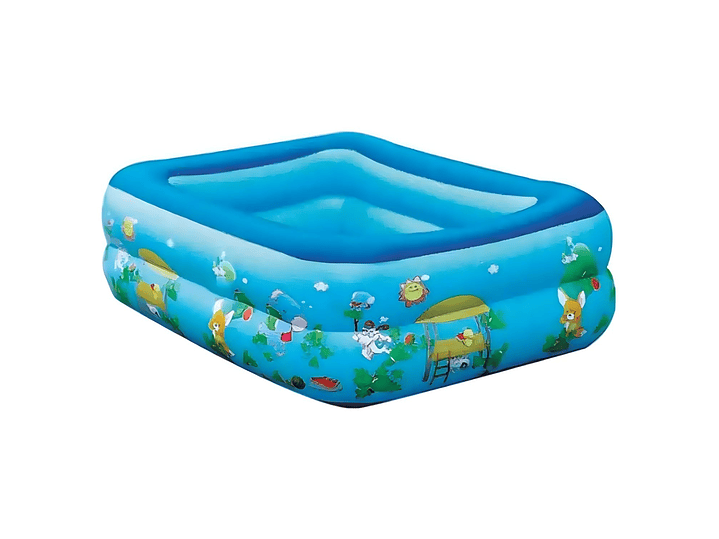 Piscina Inflable Rectangular 120x90cms ¡Diversión Segura! - PS 1