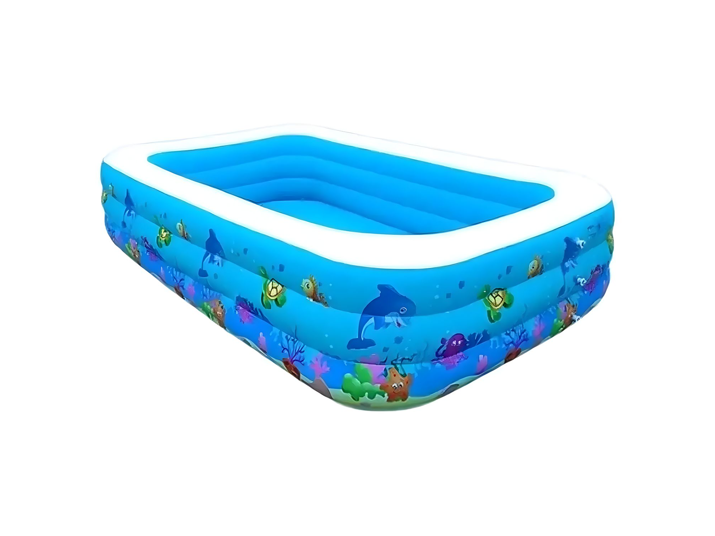 Piscina Inflable Rectangular 180x140cms ¡Diversión Total! - PS 1