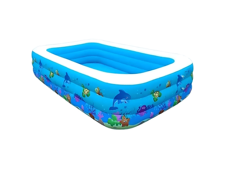 Piscina Inflable Rectangular 180x140cms ¡Diversión Total! - PS 1