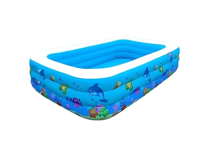 Piscina Inflable Rectangular 180x140cms ¡Diversión Total! - PS 2