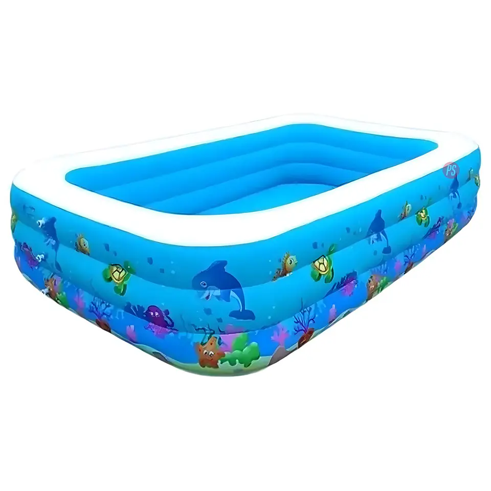 Piscina Inflable Rectangular 180x140cms ¡Diversión Total! - PS 2