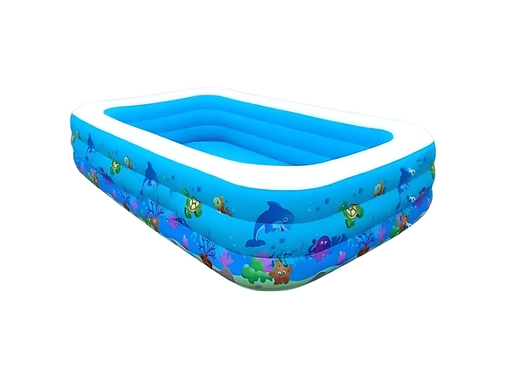 Piscina Inflable Rectangular 150x100cms ¡Diversión Segura! - PS 1
