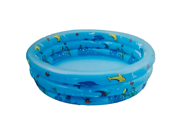 Piscina Inflable Delfines 100x35cms Diversión Segura - PS 1