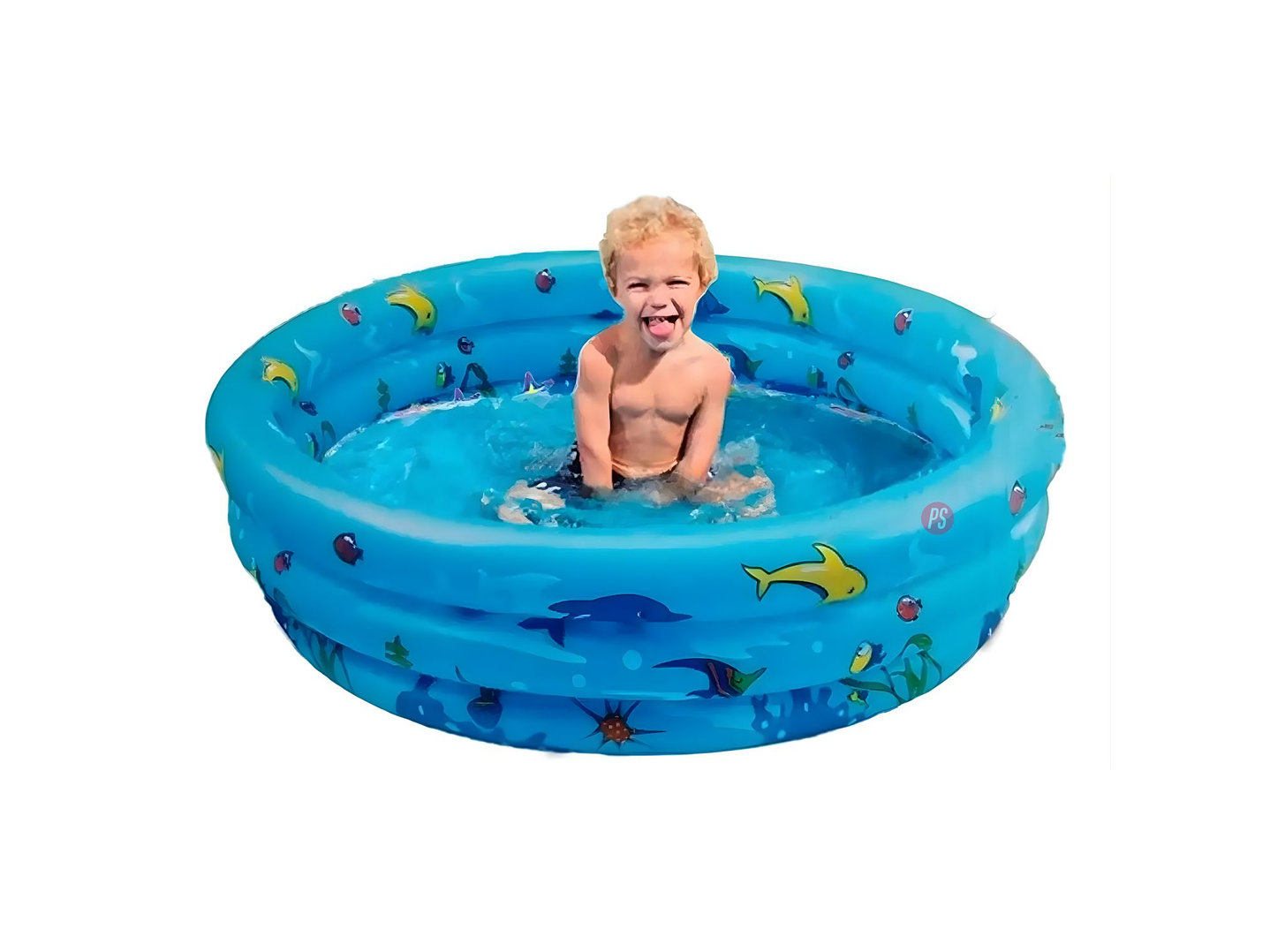 Piscina Inflable Delfines 100x35cms Diversión Segura - PS 2