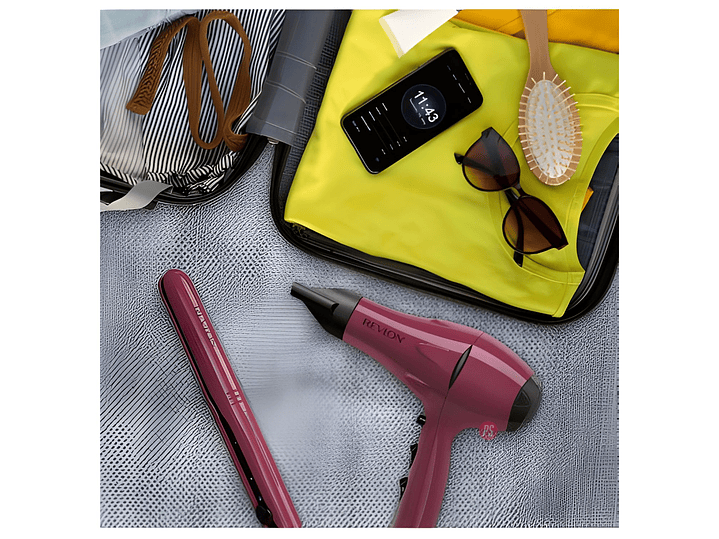 Secador + Alisador Cerámico Combo Revlon Viaje - PS 2