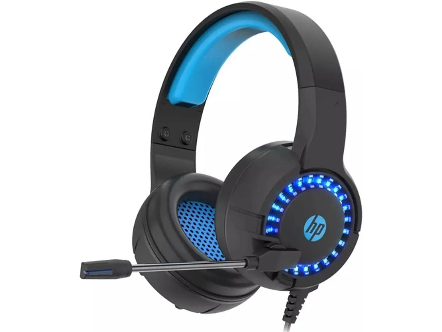 Audífonos Gamer HP Dhe-8011 LED Azul Micrófono Pro - PS 1