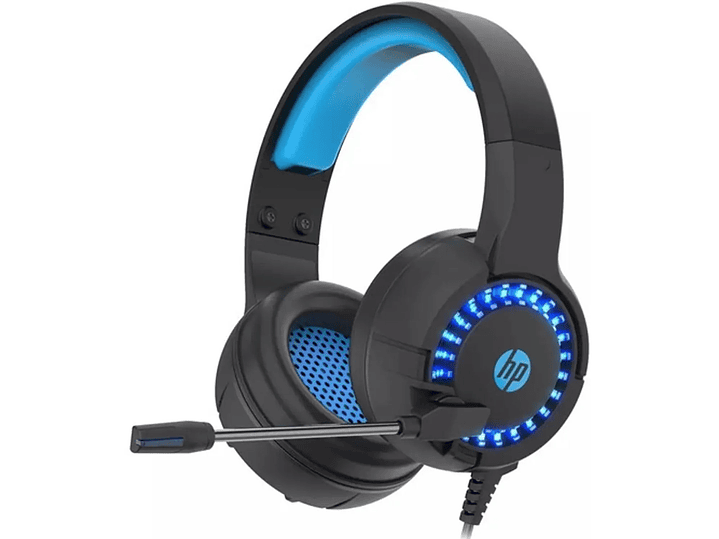 Audífonos Gamer HP Dhe-8011 LED Azul Micrófono Pro - PS 1