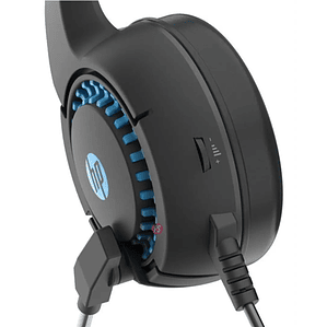Audífonos Gamer HP Dhe-8011 LED Azul Micrófono Pro - PS