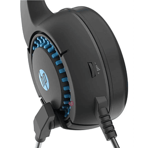 Audífonos Gamer HP Dhe-8011 LED Azul Micrófono Pro - PS