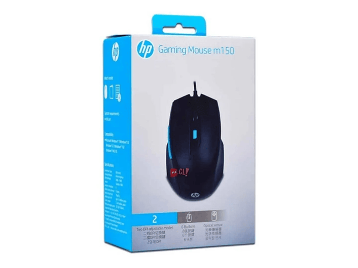 Mouse Gamer HP M150 Óptico 2000DPI Negro - PS 4