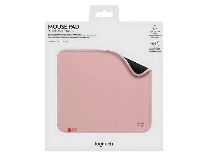 Mouse Pad Rosado Gamer Logitech Suave y Antideslizante - PS 3