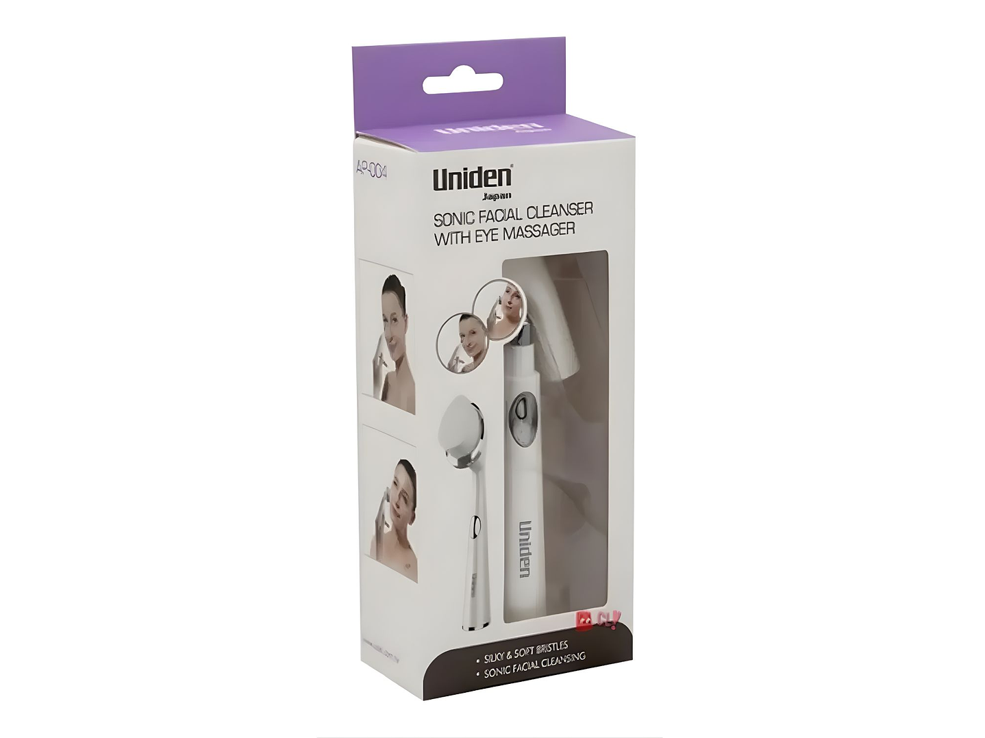 Limpiador Facial Sónico Uniden 2en1 con Masajeador Ojos - PS 4