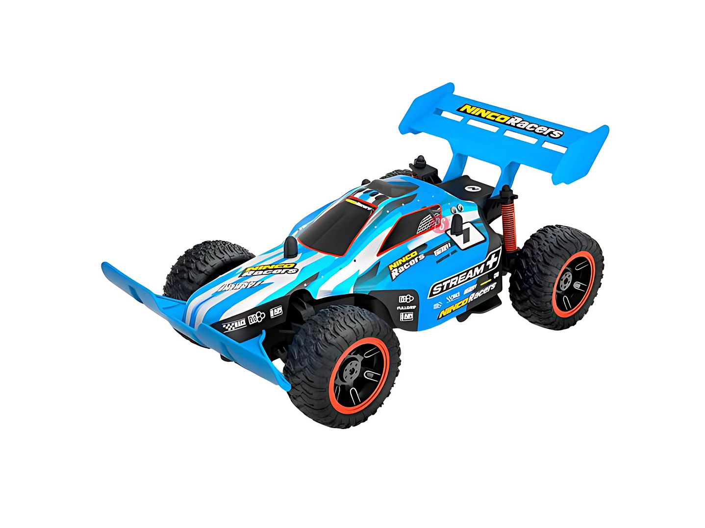 Auto RC Buggy 1:18 Stream+ 2.4Ghz Todo Terreno Azul - PS 1