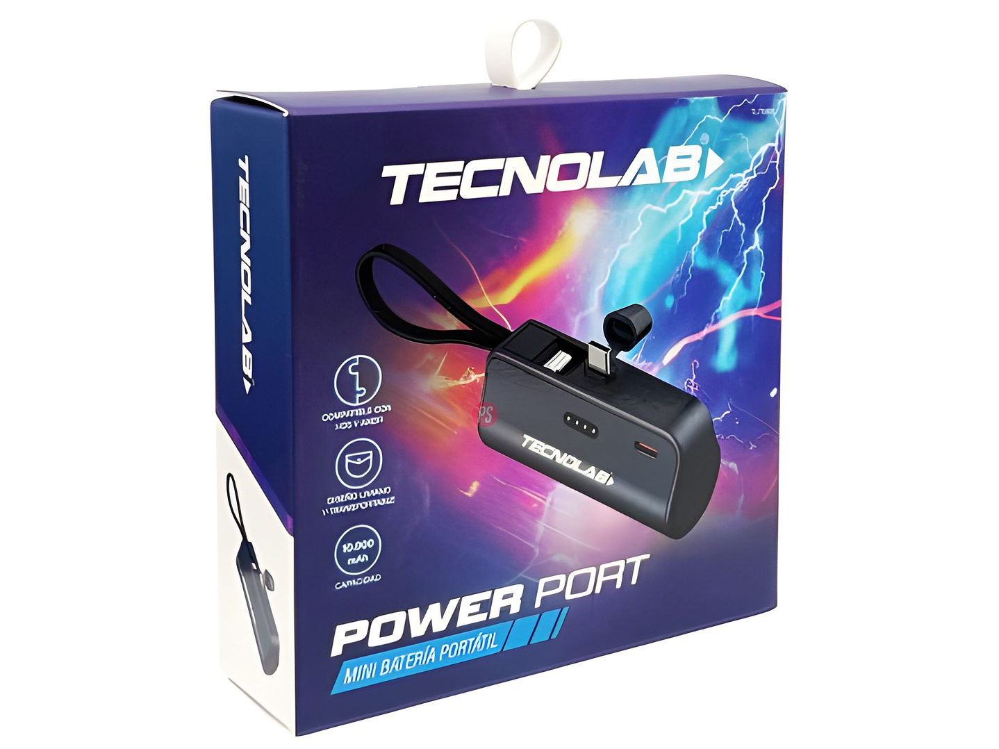 Powerbank 10000mAh 20W USB-C y Lightning Colores - PS 3