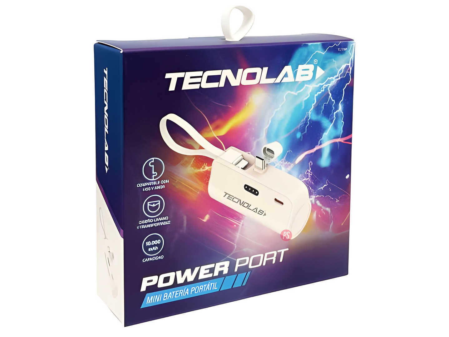 Powerbank 10000mAh 20W USB-C y Lightning Colores - PS 6