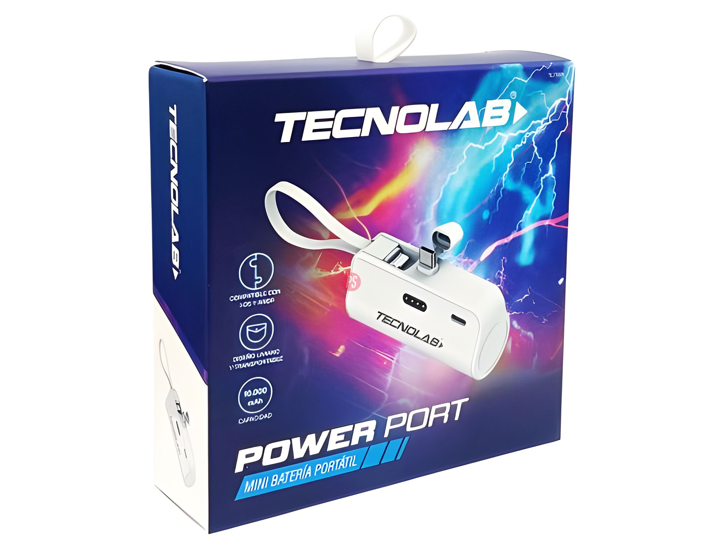 Powerbank 10000mAh 20W USB-C y Lightning Colores - PS 9