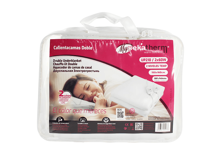 Calientacamas 2 Plazas Extra con Doble Control - PS 3