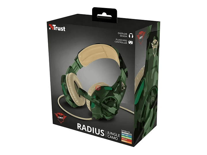 Audífonos Gamer GXT 411C Radius Multiplataforma - PS 6