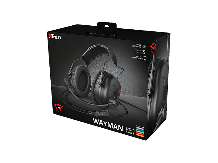 Audífonos Gamer Pro e-Sports Trust GXT 444 Wayman - PS 6