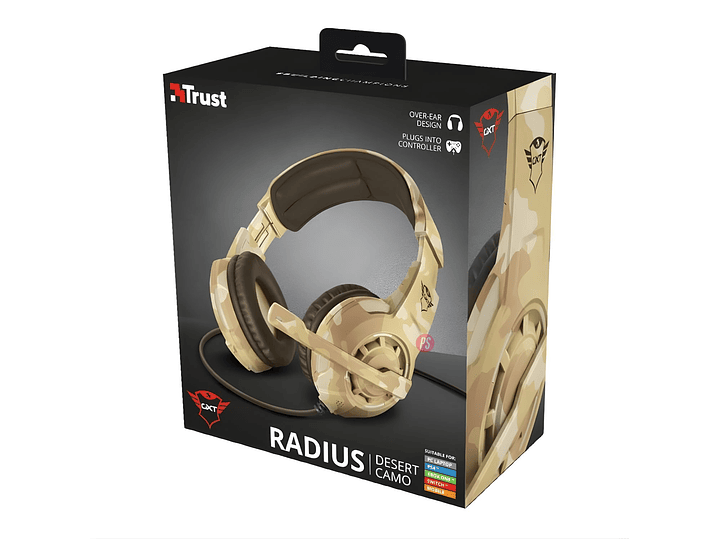 Audífonos Gamer Trust GXT 310D Radius Potentes - PS 6