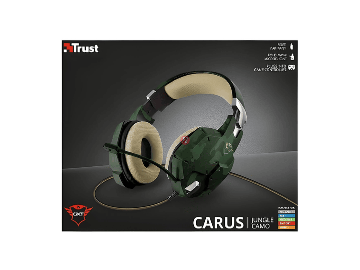 Audífonos Gamer Carus GXT 322C Potencia y Comodidad - PS 6