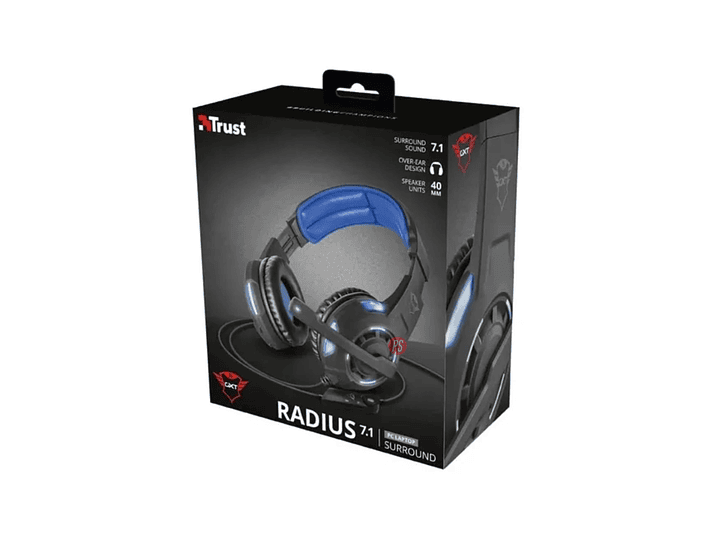 Audífonos Gamer Trust GXT 350 Radius Sonido envolvente - PS 5