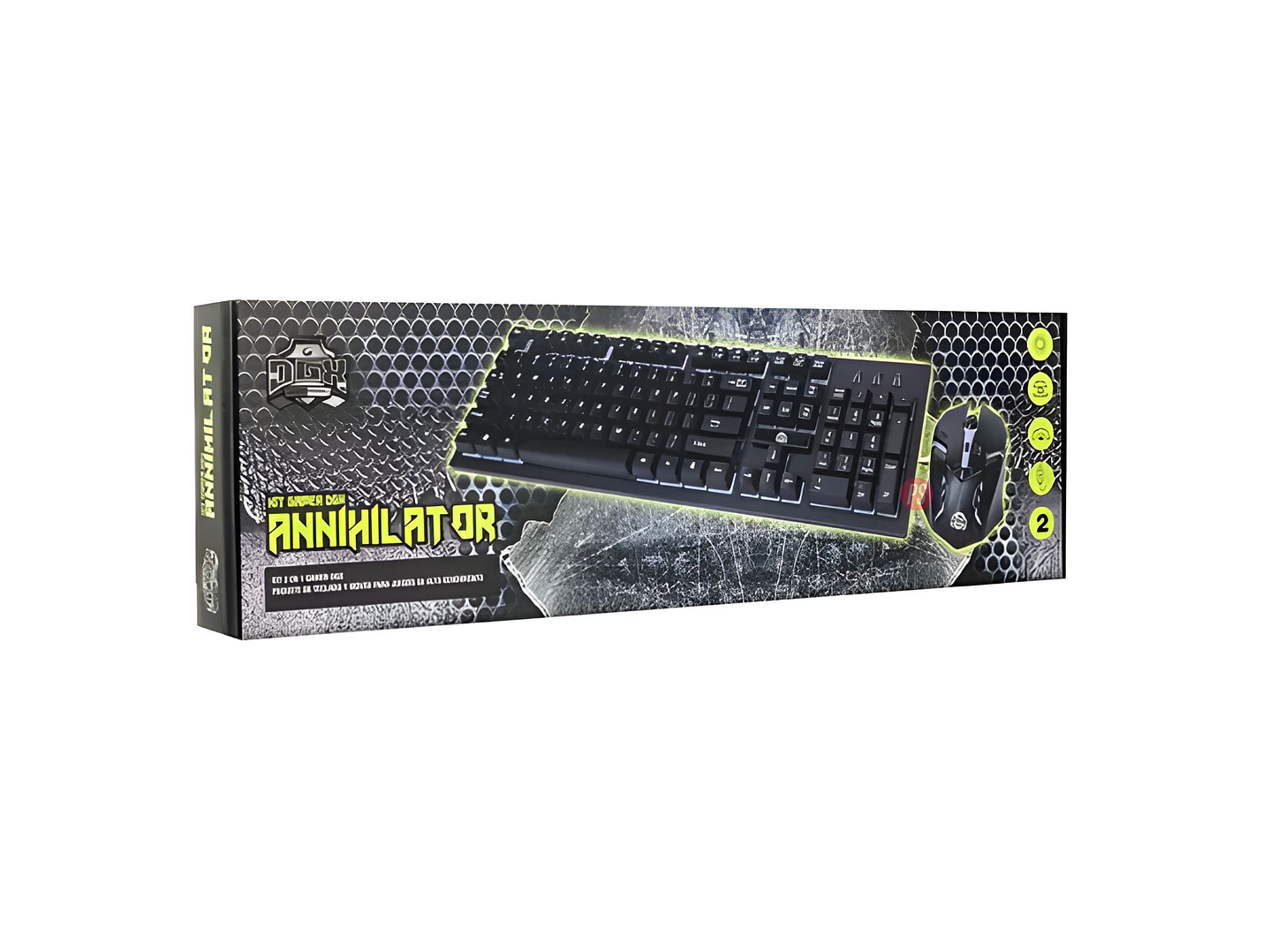 Combo Gamer Annihilator DGX Teclado + Mouse RGB Pro - PS 4