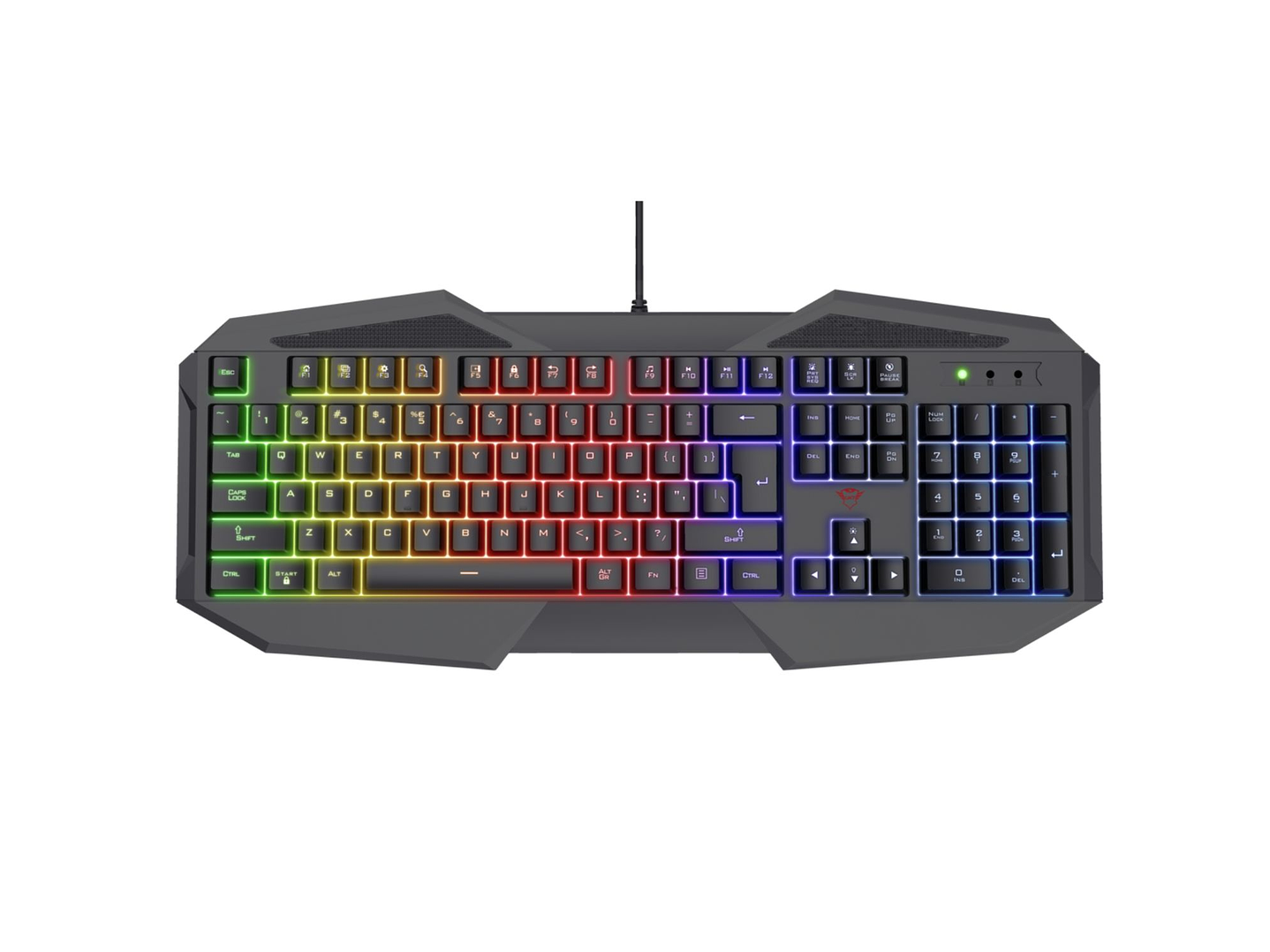 Teclado Gamer Trust GXT 830-RW Avonn RGB Rainbow - PS 1