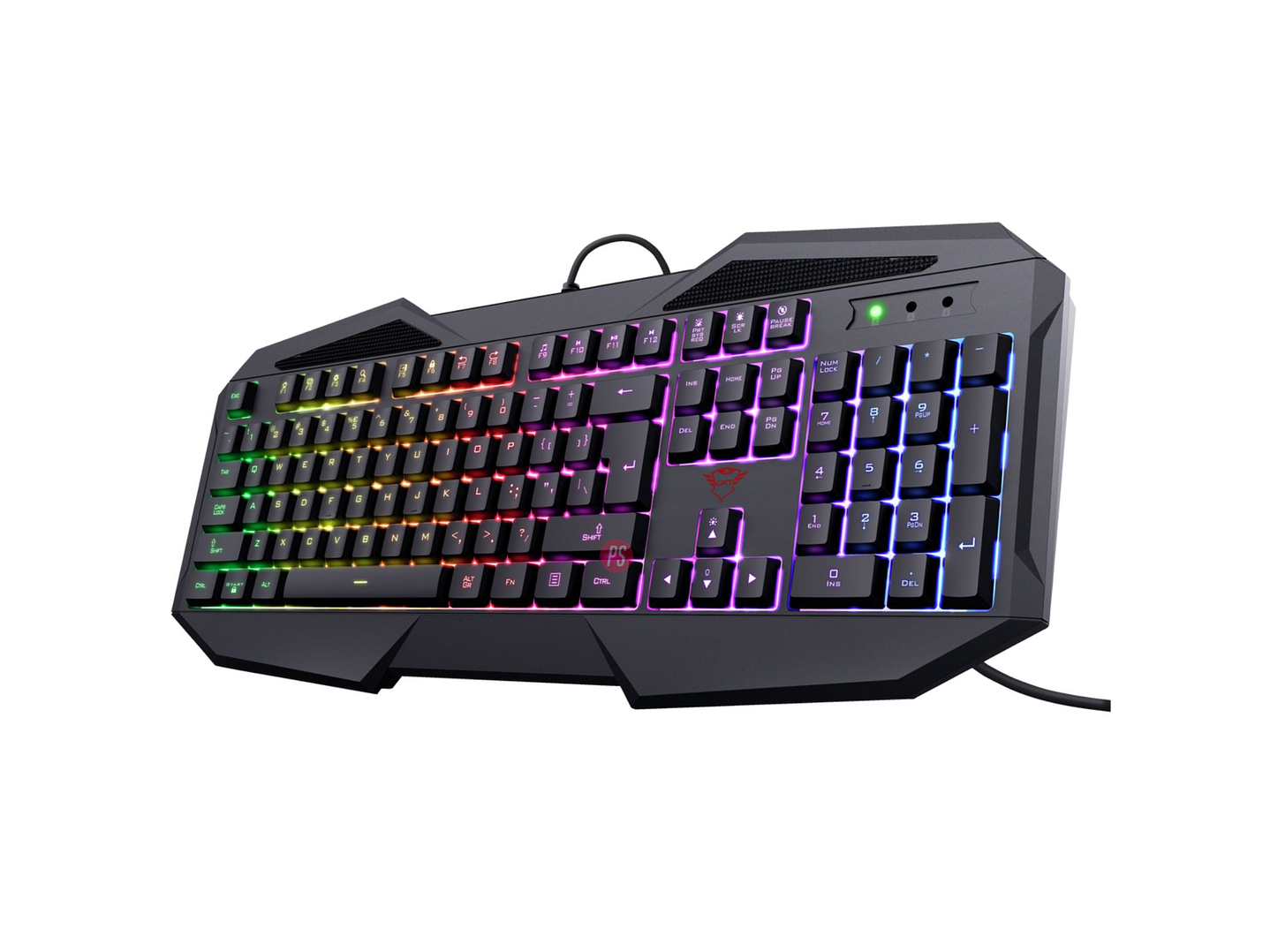 Teclado Gamer Trust GXT 830-RW Avonn RGB Rainbow - PS 3