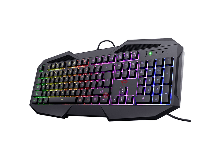 Teclado Gamer Trust GXT 830-RW Avonn RGB Rainbow - PS 3