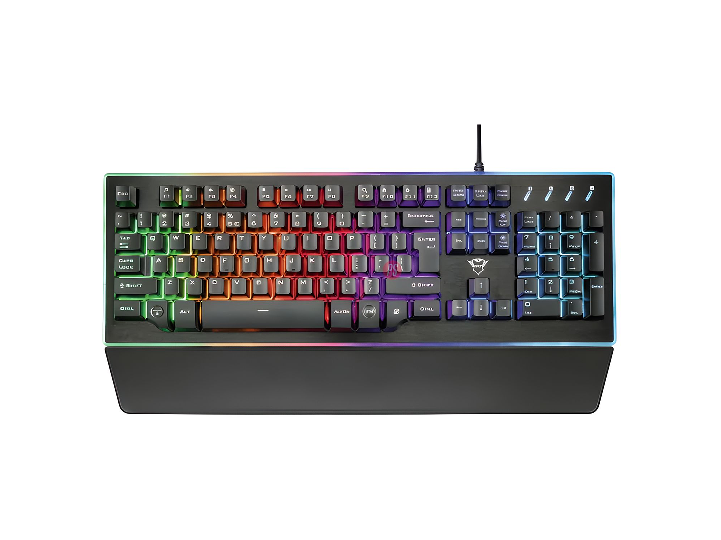 Teclado Gamer Trust GXT 860 Thura RGB Semimecánico - PS 1
