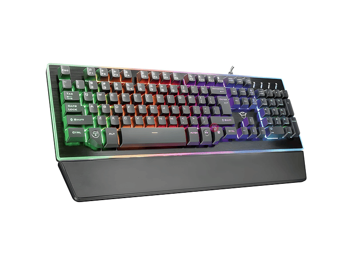 Teclado Gamer Trust GXT 860 Thura RGB Semimecánico - PS 3