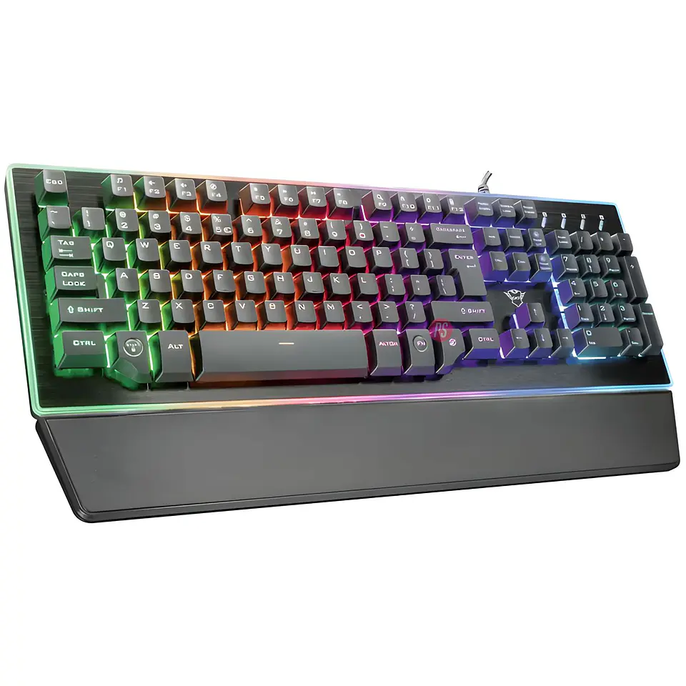 Teclado Gamer Trust GXT 860 Thura RGB Semimecánico - PS 3
